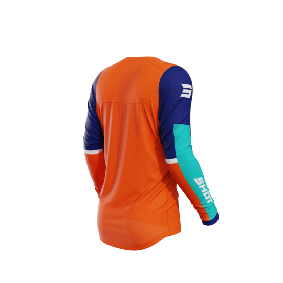 Maillot cross Shot 2024 Contact Iron - Orange