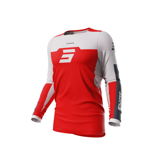 Maillot cross Shot 2024 Contact Iron - Rouge