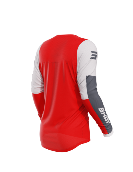 Maillot cross Shot 2024 Contact Iron - Rouge