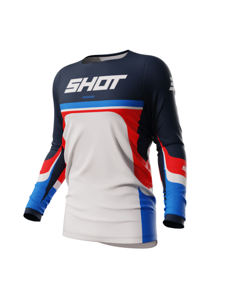 Maillot cross Shot 2024 Contact Legend - Bleu