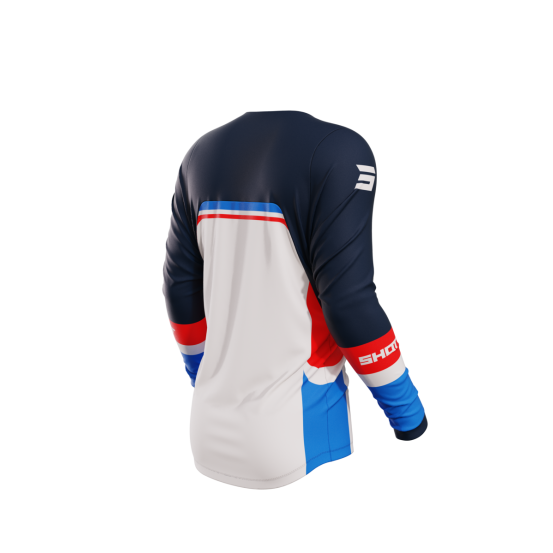 Maillot cross Shot 2024 Contact Legend - Bleu
