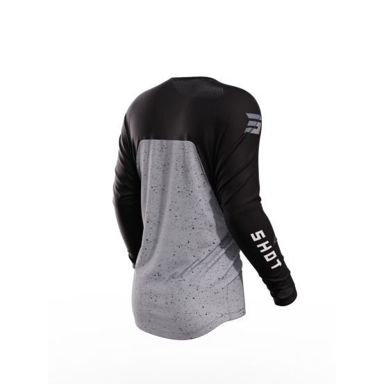 Maillot cross Shot 2023 Contact Speck - Noir Gris