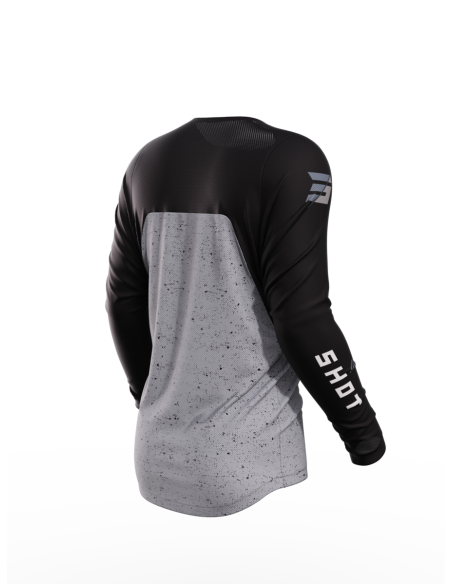 Maillot cross Shot 2023 Contact Speck - Noir Gris