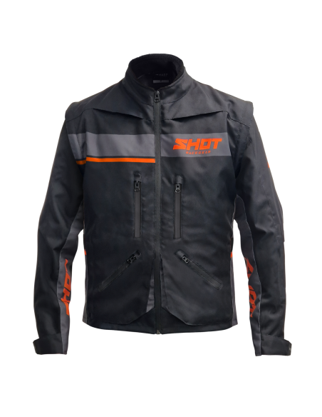 Veste enduro Shot Assault 2.0 - Noir Orange