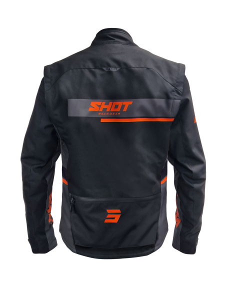 Veste enduro Shot Assault 2.0 - Noir Orange