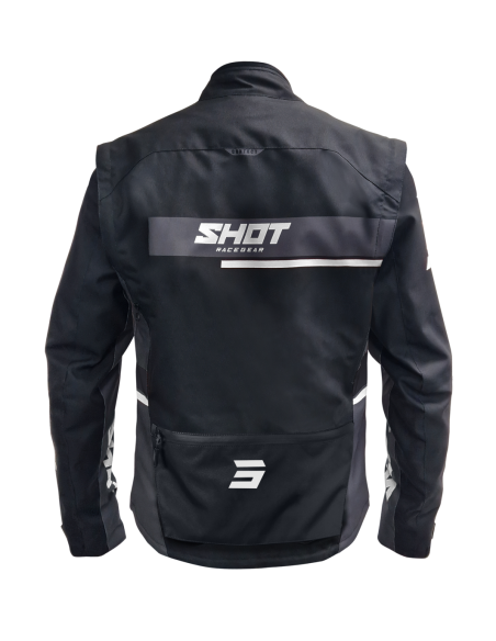 Veste enduro Shot Assault 2.0 - Noir Blanc