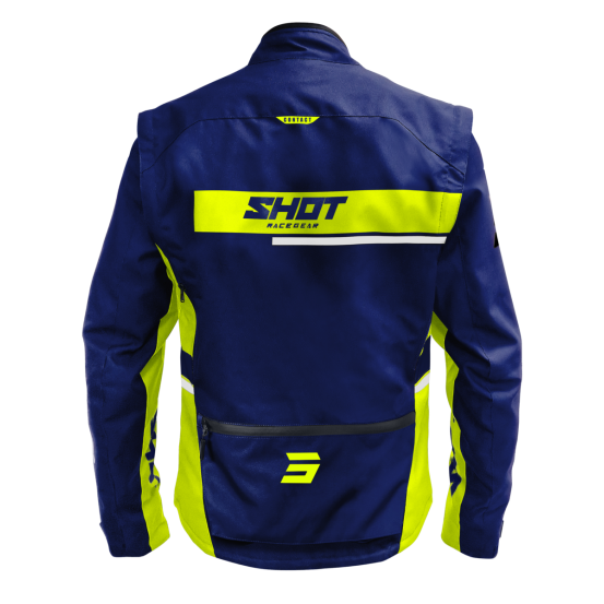 Veste enduro Shot Assault 2.0 - Bleu Jaune Fluo