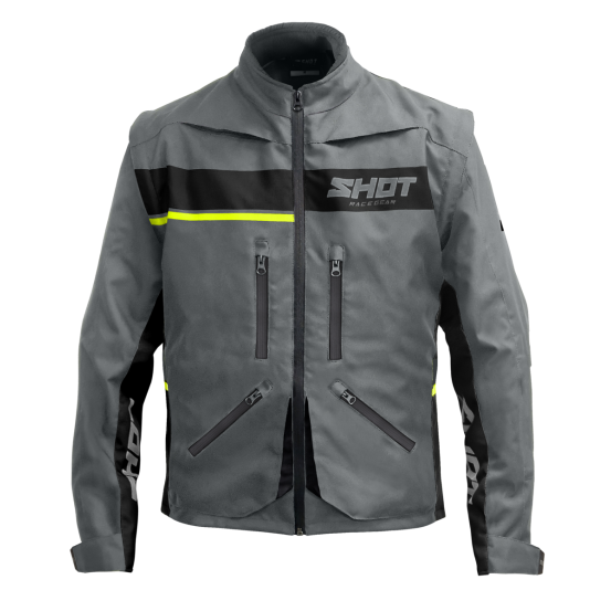 Veste enduro Shot Assault 2.0 - Gris Jaune Fluo