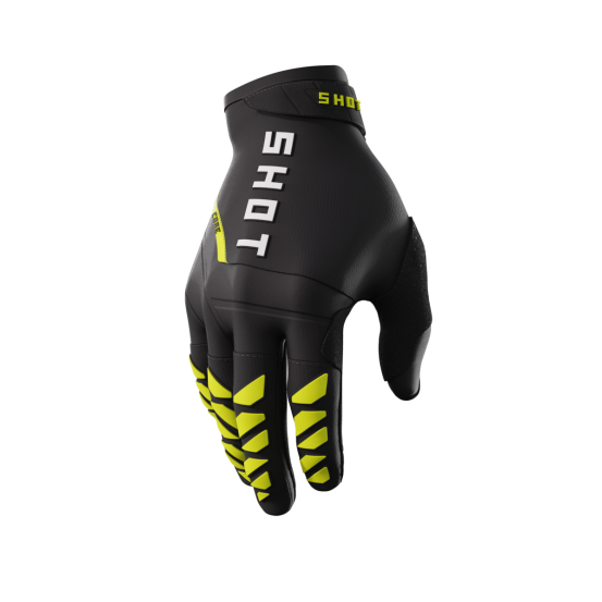 Gants cross Shot Core - Jaune Fluo
