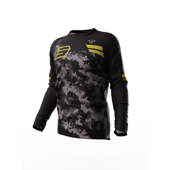 Maillot cross Shot 2023 Devo Army - Or