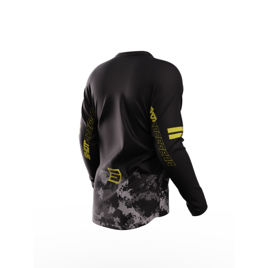 Maillot cross Shot 2023 Devo Army - Or