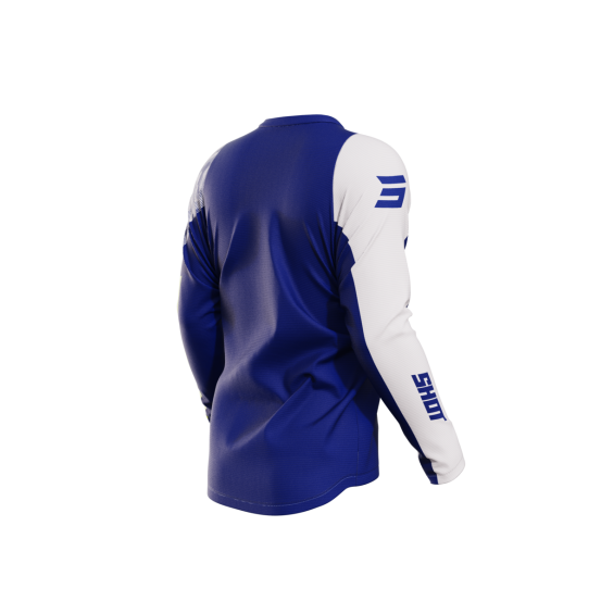 Maillot cross Shot 2024 Devo Matrix - Bleu