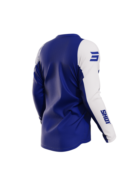 Maillot cross Shot 2024 Devo Matrix - Bleu
