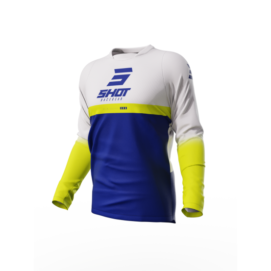Maillot cross Shot 2023 Devo Reflex - Bleu