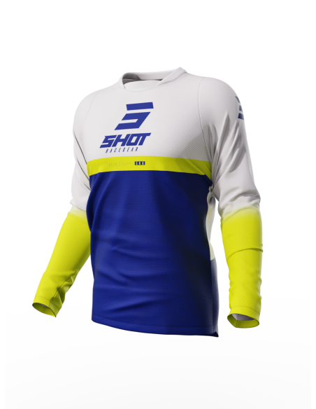 Maillot cross Shot 2023 Devo Reflex - Bleu