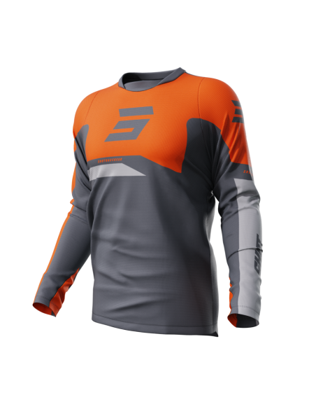 Maillot cross Shot 2024 Devo Star - Orange