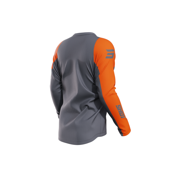 Maillot cross Shot 2024 Devo Star - Orange