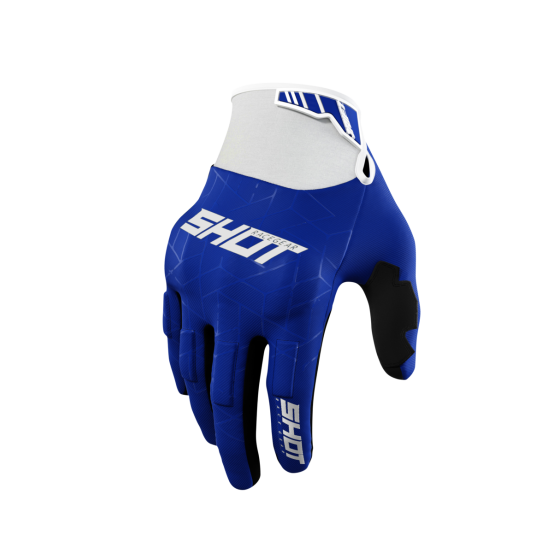 Gants cross Shot 2024 Drift Spider - Bleu