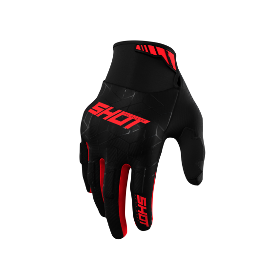 Gants cross Shot Drift Spider - Rouge