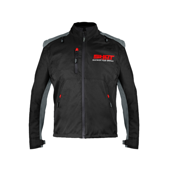 Veste enduro Shot Contact - Noir Rouge