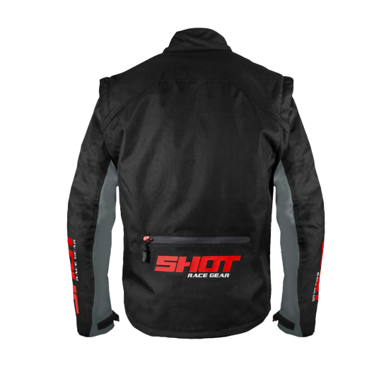 Veste enduro Shot Contact - Noir Rouge
