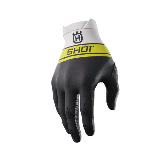 Gants cross Shot 2024 Husqvarna Limited Edition - Noir
