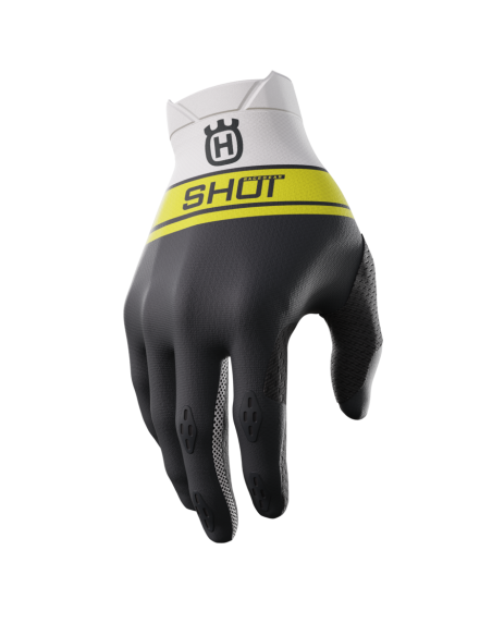 Gants cross Shot 2024 Husqvarna Limited Edition - Noir