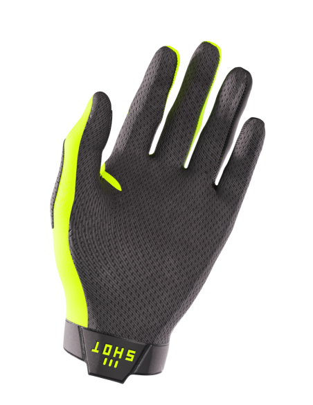Gants cross Shot Lite - Jaune Fluo