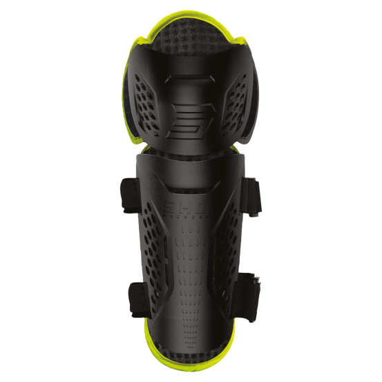 Genouillères Shot 2024 Optimal 2.0 - Noir Jaune Fluo