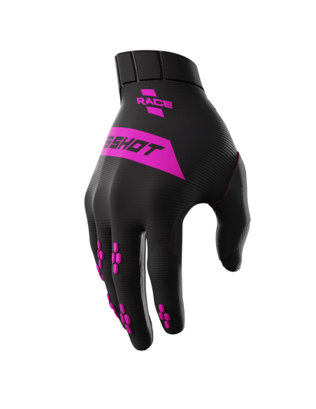 Gants cross Shot Race - Rose