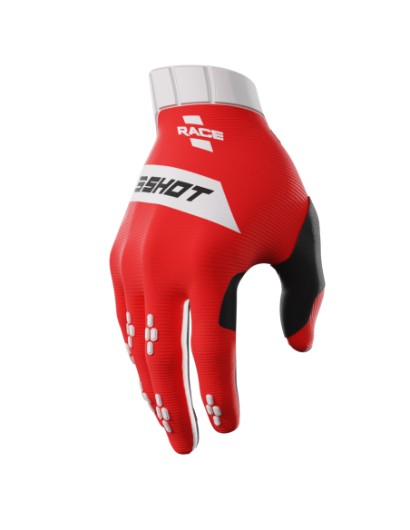 Gants cross Shot Race - Rouge