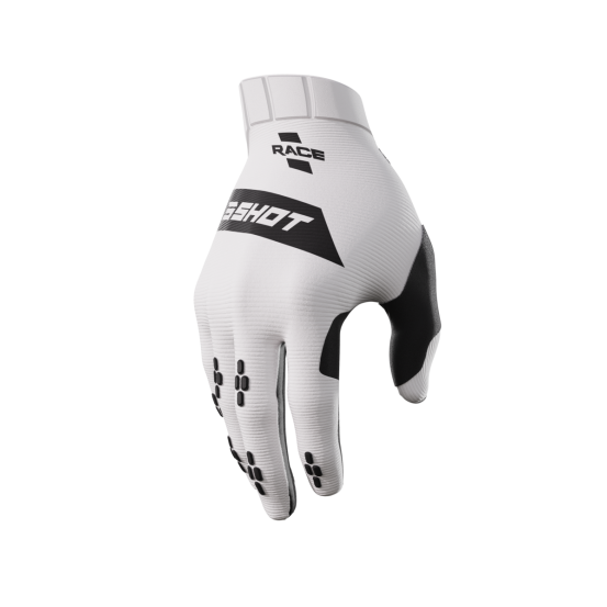 Gants cross Shot Race - Blanc