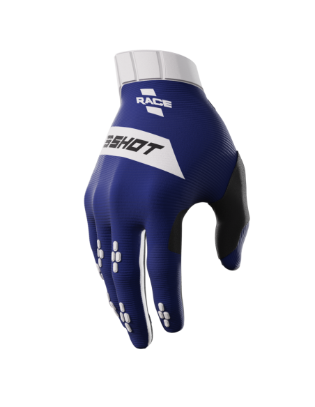 Gants cross enfant Shot 2024 Race - Bleu