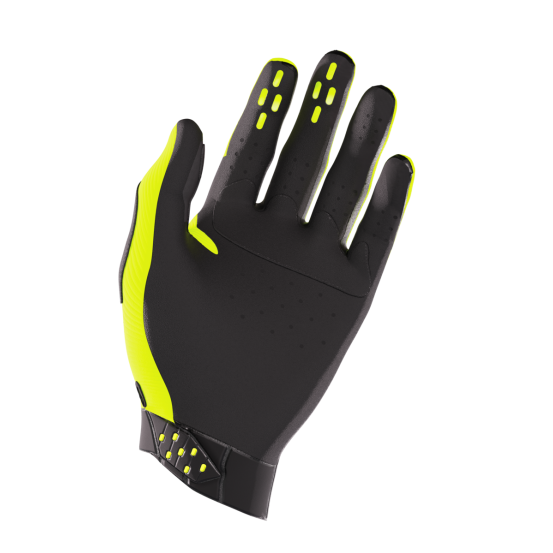 Gants cross enfant Shot 2024 Race - Jaune Fluo