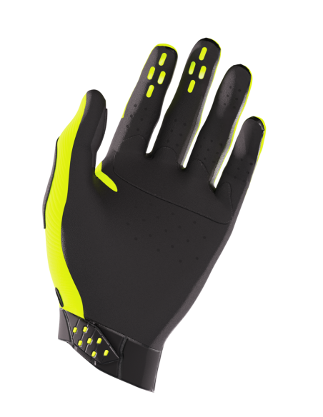 Gants cross enfant Shot 2024 Race - Jaune Fluo