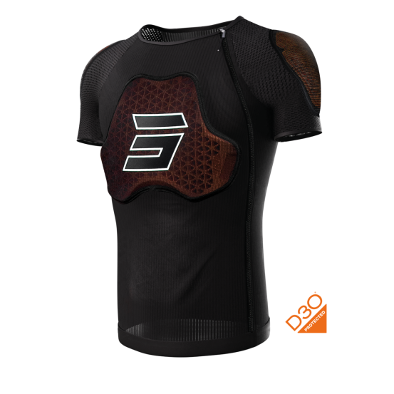 T-Shirt de protection Shot Race D3O - Noir