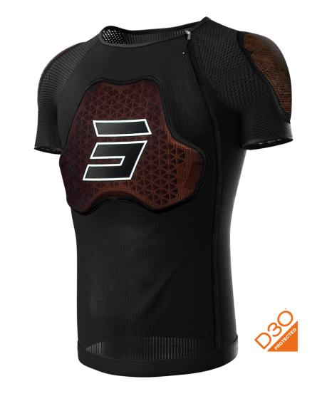 T-Shirt de protection Shot Race D3O - Noir
