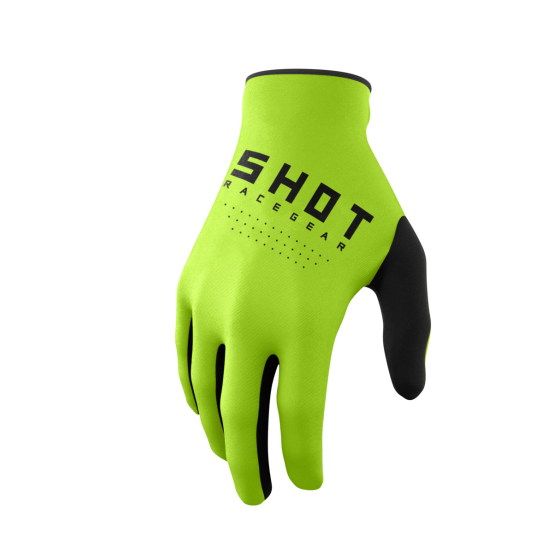 Gants cross Shot 2023 Raw - Vert