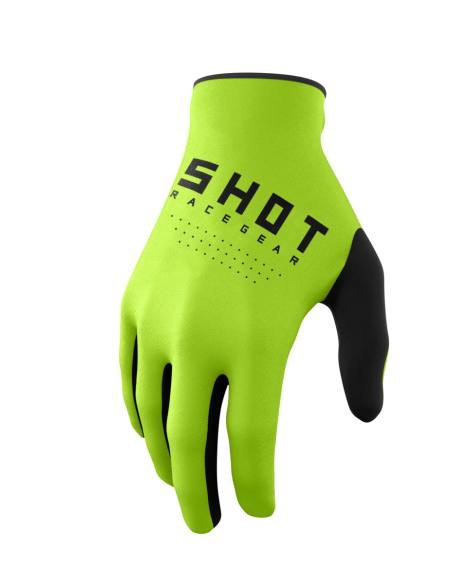 Gants cross Shot 2023 Raw - Vert