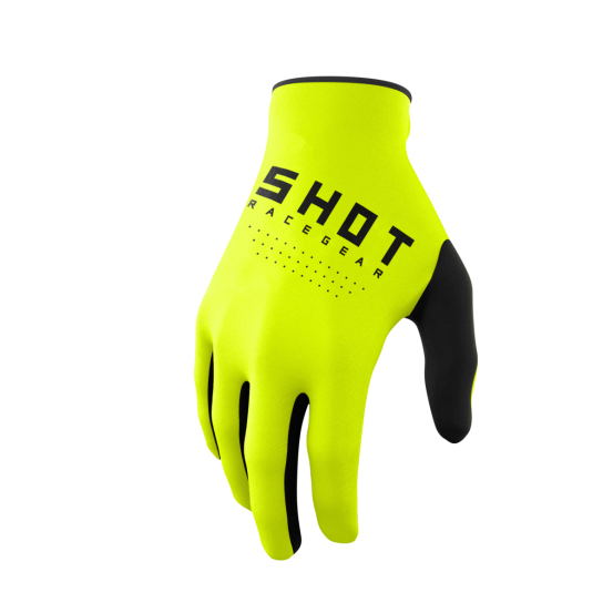Gants cross Shot Draw - Jaune Fluo
