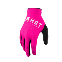 Gants cross enfant Shot Draw - Rose