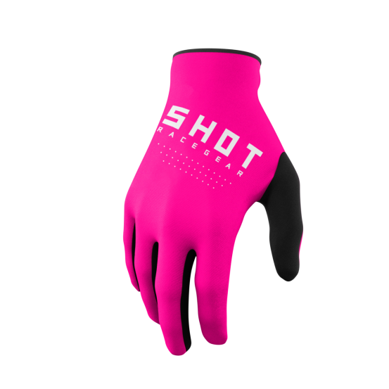 Gants cross enfant Shot Draw - Rose