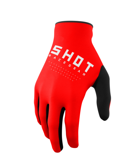 Gants cross enfant Shot Draw - Rouge