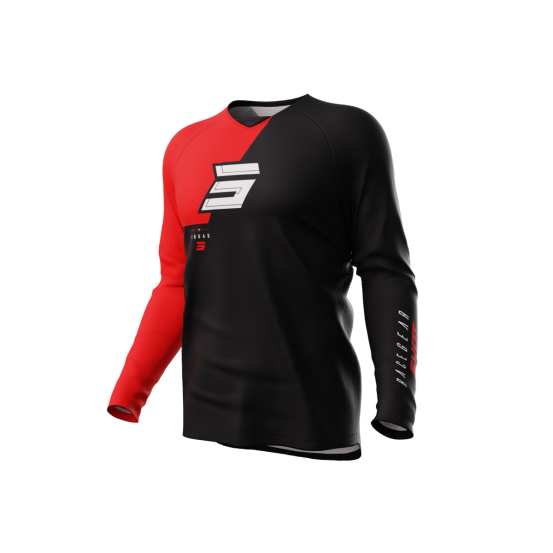 Maillot cross Shot 2024 Draw Squad - Rouge