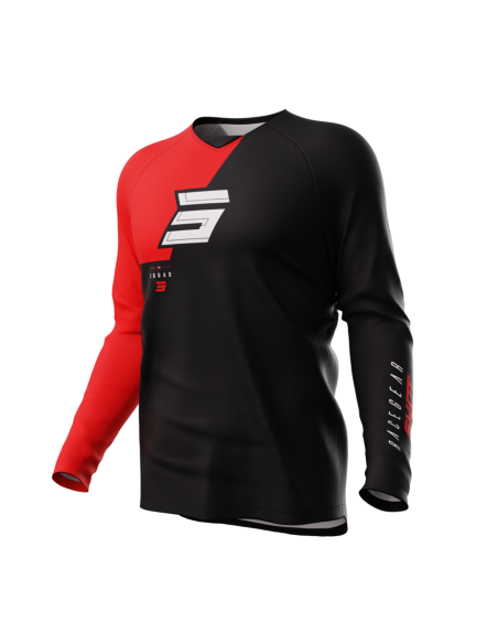 Maillot cross Shot 2024 Draw Squad - Rouge