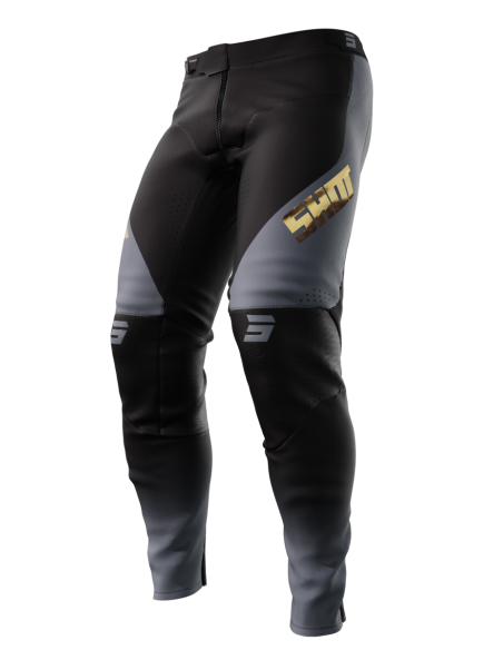 Pantalon cross Shot 2024 Aerolite Honor - Noir Or