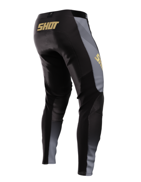 Pantalon cross Shot 2024 Aerolite Honor - Noir Or