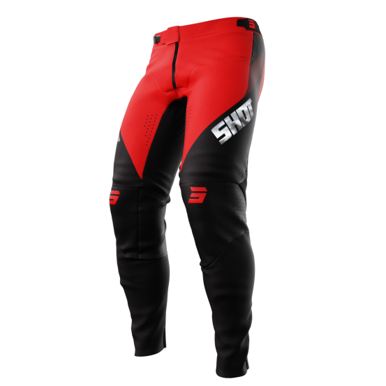 Pantalon cross Shot 2024 Aerolite Honor - Rouge Chrome
