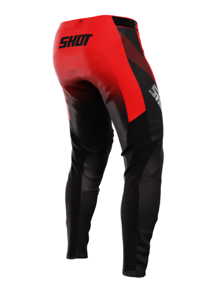 Pantalon cross Shot 2024 Aerolite Honor - Rouge Chrome