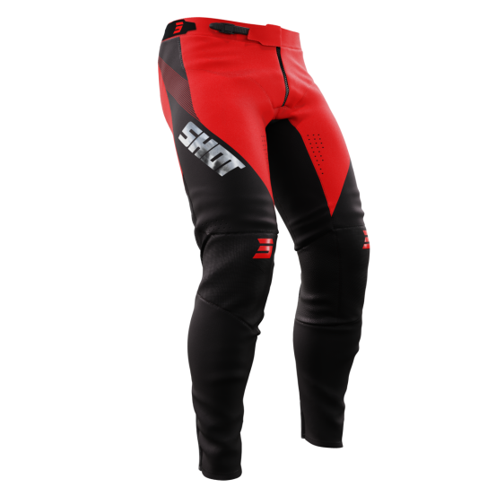 Pantalon cross Shot 2024 Aerolite Honor - Rouge Chrome
